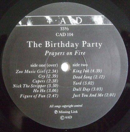 The Birthday Party - Prayers On Fire