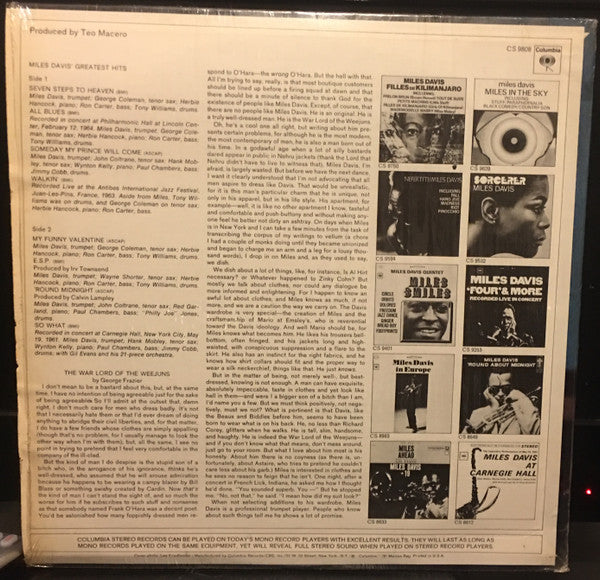Miles Davis' Greatest Hits - secondary