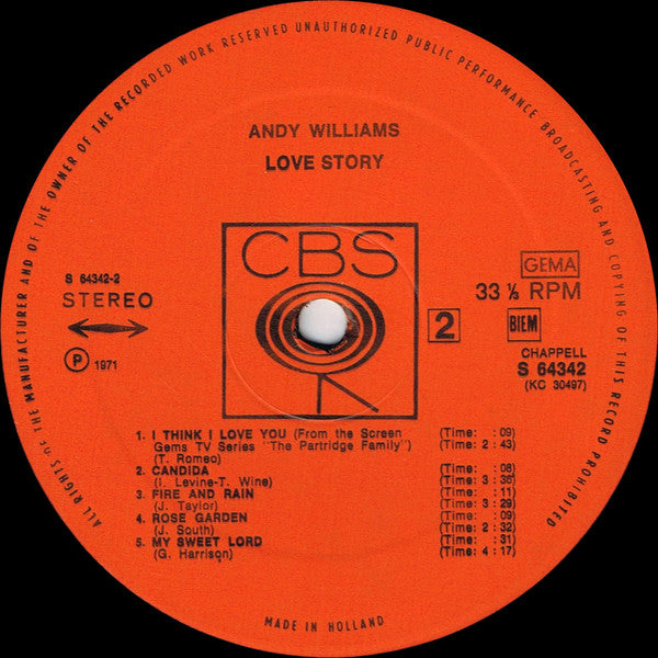 Andy Williams - Love Story