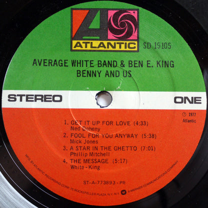 Average White Band, Ben E. King - Benny And Us