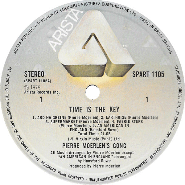 Pierre Moerlen's Gong - Time Is The Key