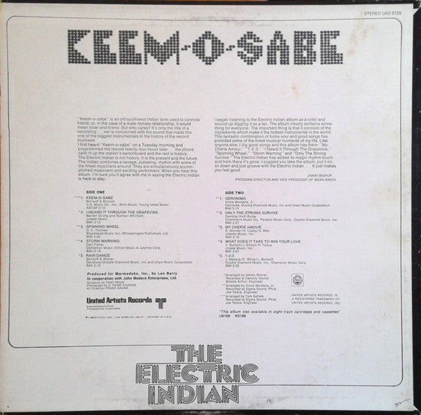 Keem-O-Sabe - secondary