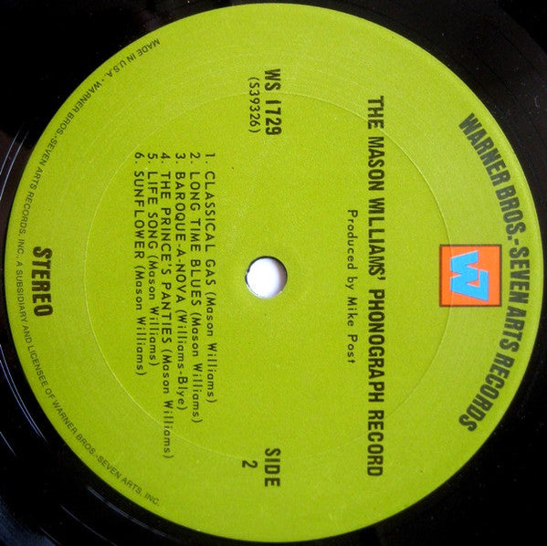 The Mason Williams Phonograph Record - secondary