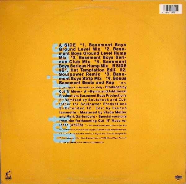 12": Cut 'N' Move - Get Serious