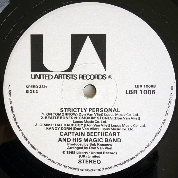 Captain Beefheart, The Magic Band - Strictly Personal