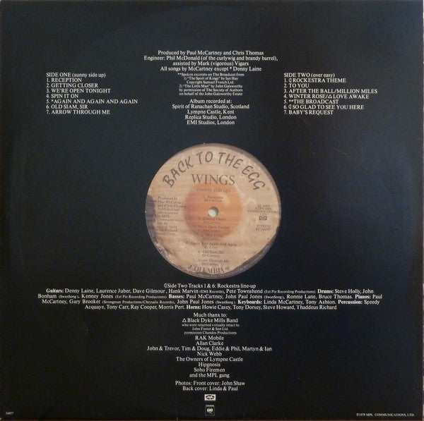 Back To The Egg - secondary