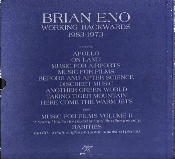 Working Backwards: 1983-1973 - secondary