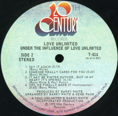 Under The Influence Of Love Unlimited - secondary