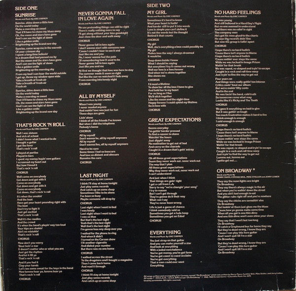 Eric Carmen - secondary