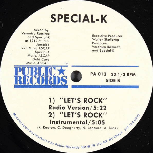 Special-K Is Good / Let's Rock - secondary