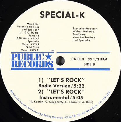 Special-K Is Good / Let's Rock - secondary