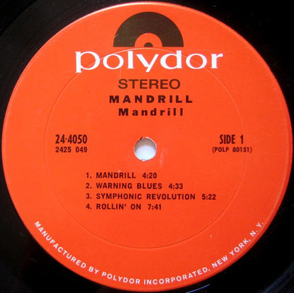 Mandrill - secondary