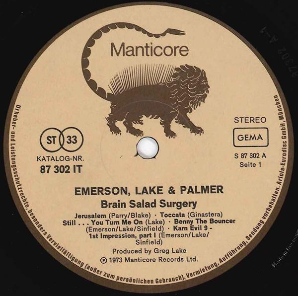 Emerson, Lake & Palmer - Brain Salad Surgery