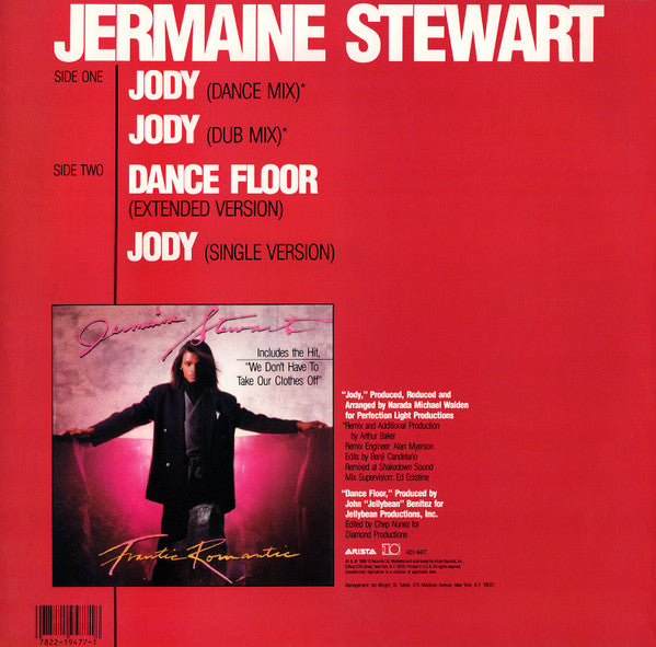 12" Single: Jermaine Stewart - Jody