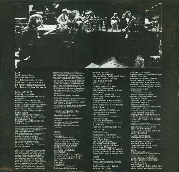 Toto IV - secondary
