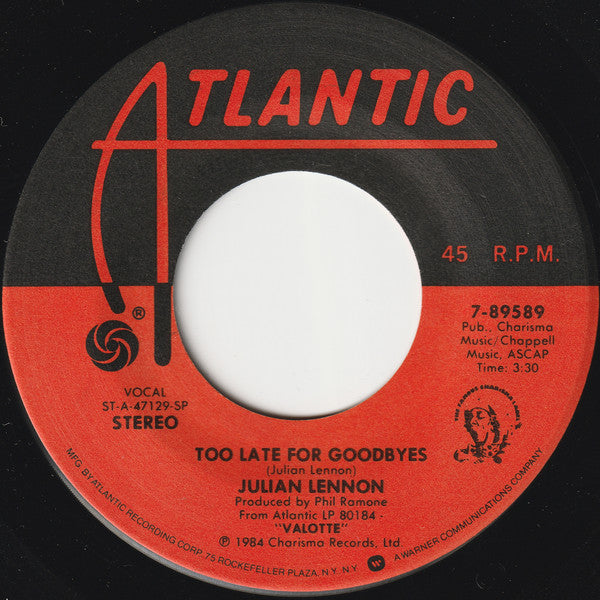 Too Late For Goodbyes - secondary