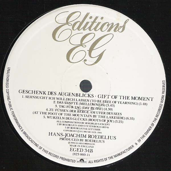 Geschenk Des Augenblicks · Gift Of The Moment - secondary