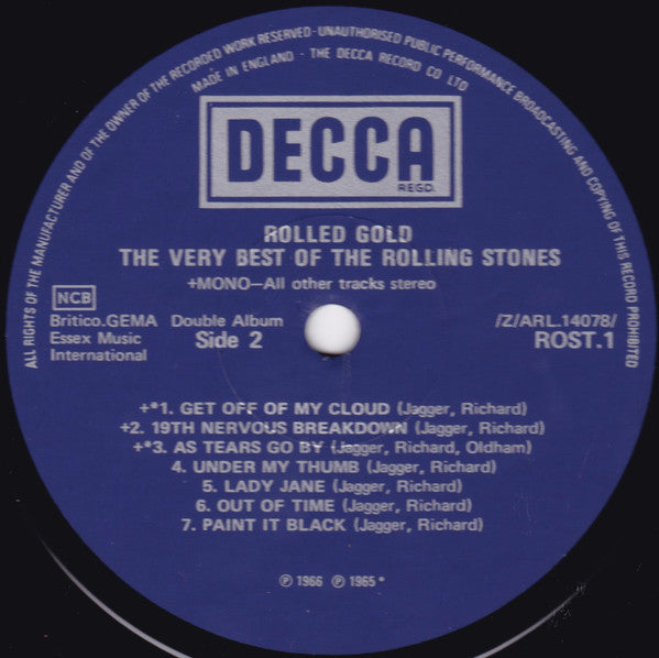 Rolled Gold (The Very Best Of The Rolling Stones) - secondary