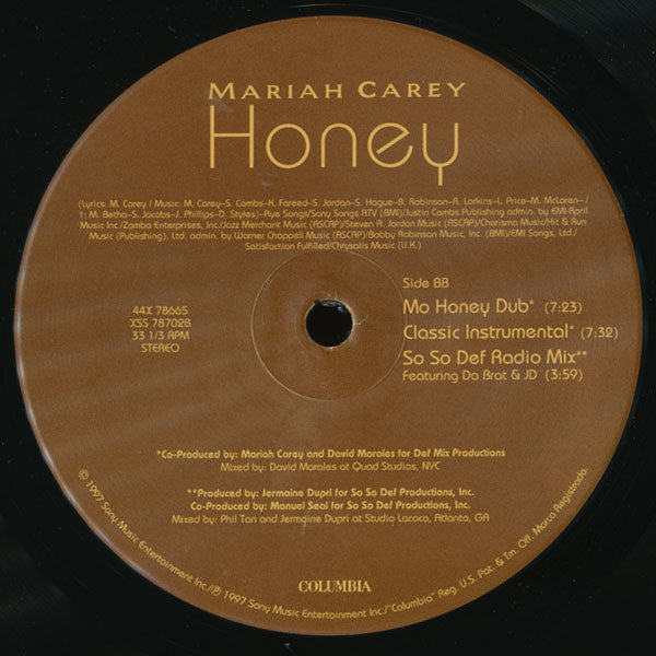 LP: Mariah Carey - Honey