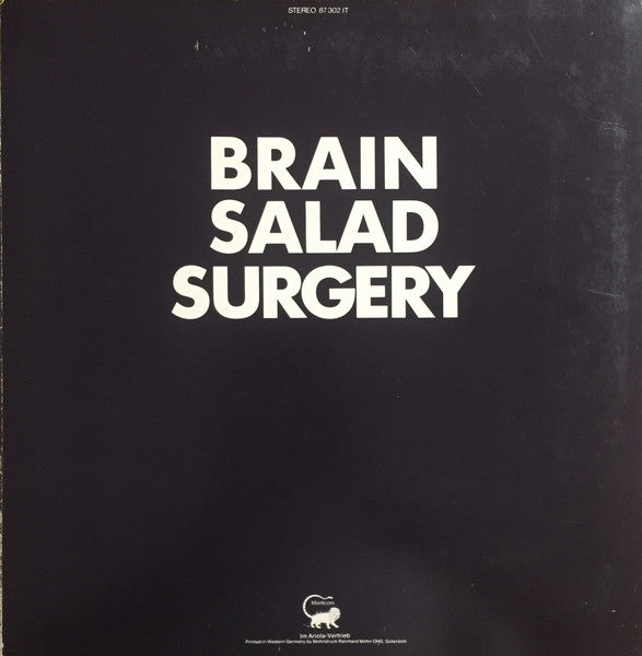 Emerson, Lake & Palmer - Brain Salad Surgery