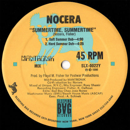 12" Single: Nocera - Summertime, Summertime