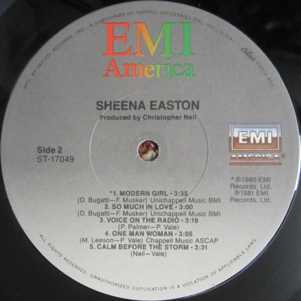Sheena Easton - secondary
