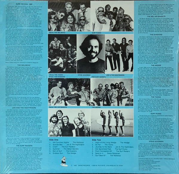 Various - The History Of Surf Music Volume Three: The Revival 1980-1982