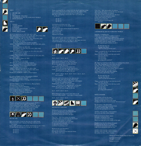 Peter Gabriel - secondary