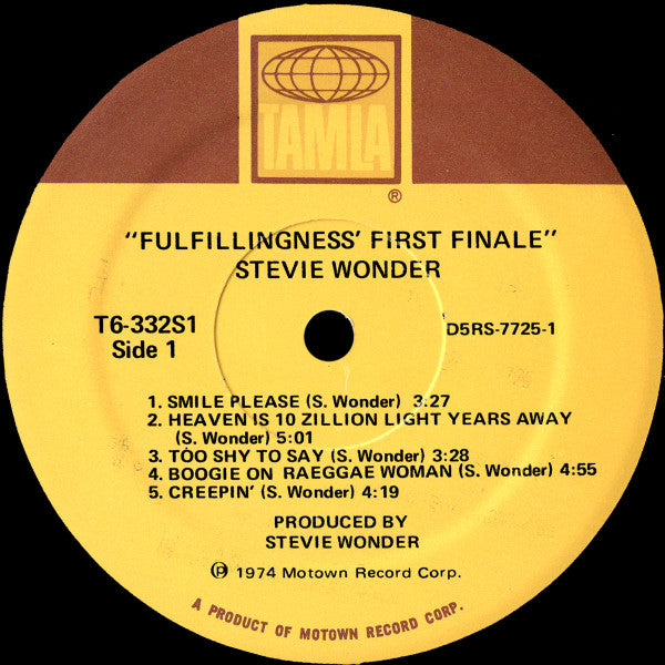 Fulfillingness' First Finale - secondary