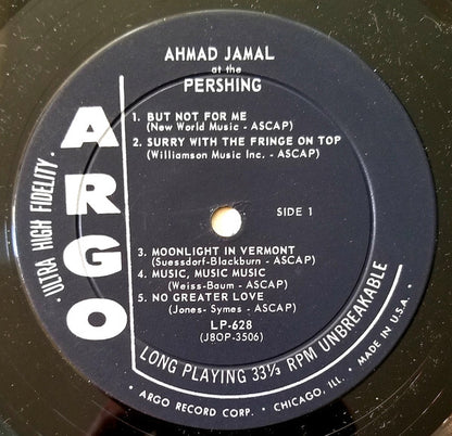 Ahmad Jamal At The Pershing - secondary