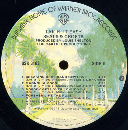 Takin' It Easy - secondary