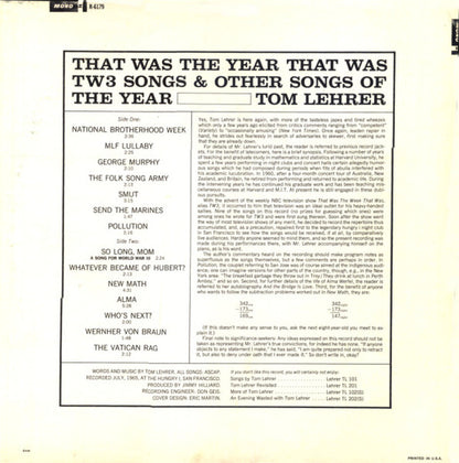That Was The Year That Was - secondary