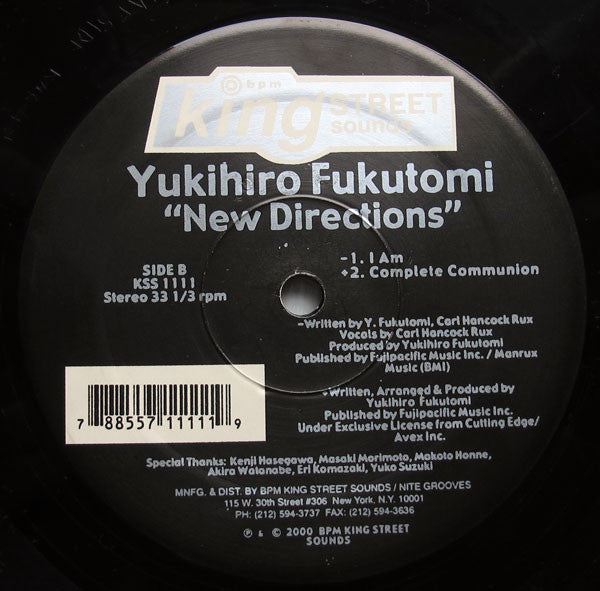 Yukihiro Fukutomi - New Directions