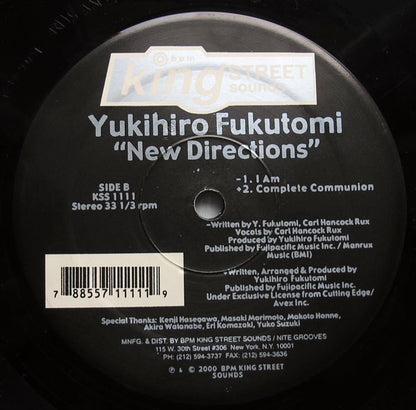 Yukihiro Fukutomi - New Directions