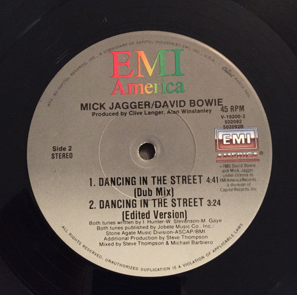 Dancing In The Street - secondary