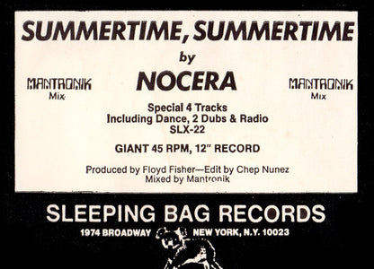 12" Single: Nocera - Summertime, Summertime