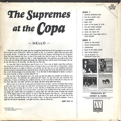 The Supremes At The Copa - secondary