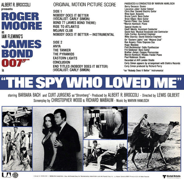 The Spy Who Loved Me (Original Motion Picture Score) - secondary