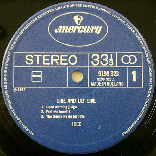 Live And Let Live - secondary