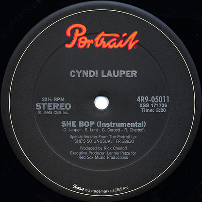 12" Single: Cyndi Lauper - She Bop