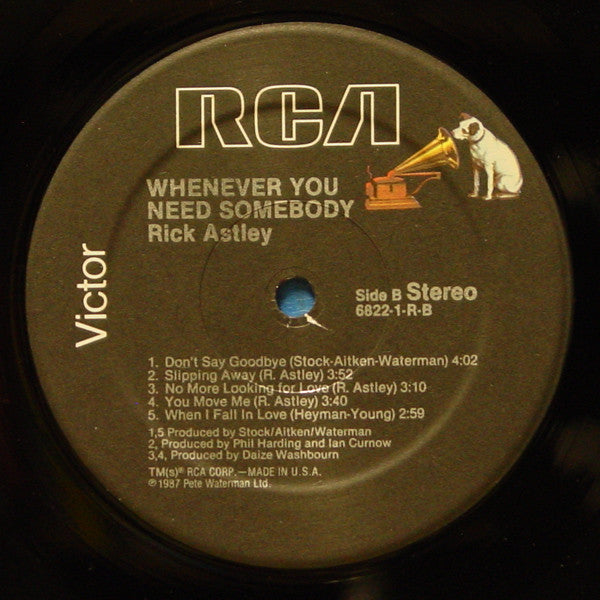Whenever You Need Somebody - secondary
