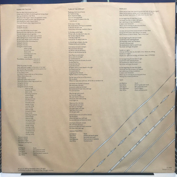 Going For The One - secondary