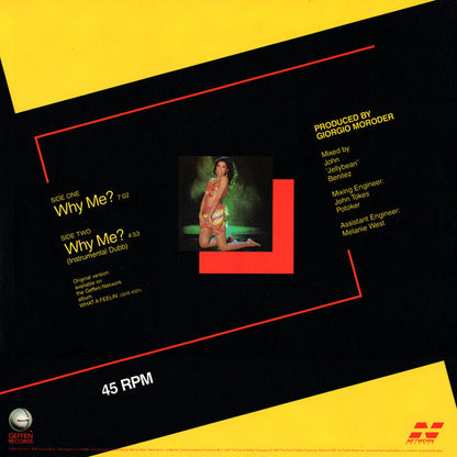12" Single: Irene Cara - Why Me?