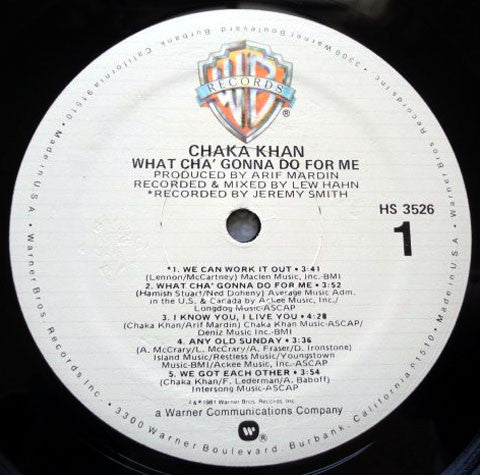 Chaka Khan - What Cha' Gonna Do For Me