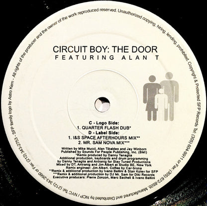 12" Single: Circuit Boy, Alan T - The Door (Remixes)