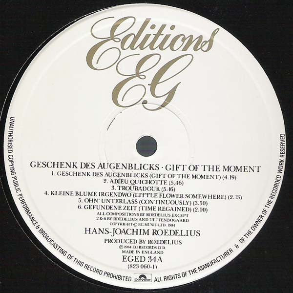 Geschenk Des Augenblicks · Gift Of The Moment - secondary