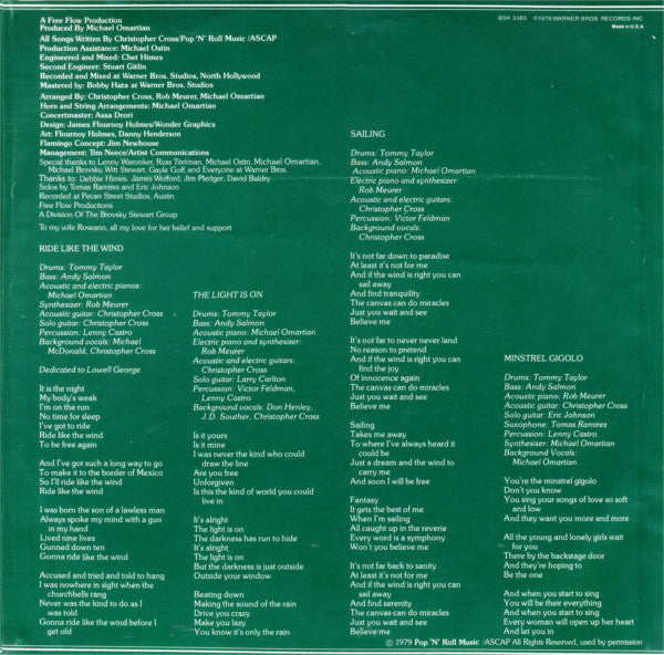 Christopher Cross - secondary