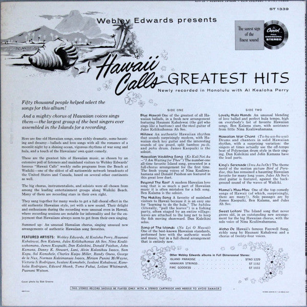 Al Kealoha Perry, Webley Edwards - Hawaii Calls: Greatest Hits