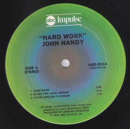 John Handy - Hard Work