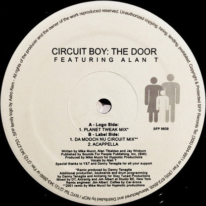 12" Single: Circuit Boy, Alan T - The Door (Remixes)